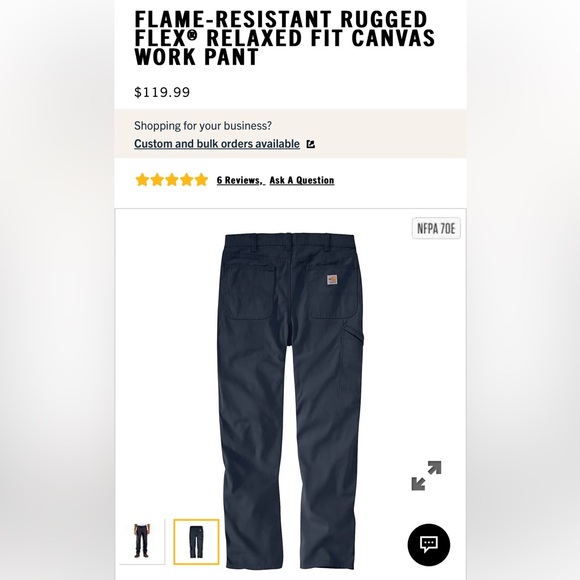 CARHARTT FR WORK PANT BUNDLE - Picture 11 of 11